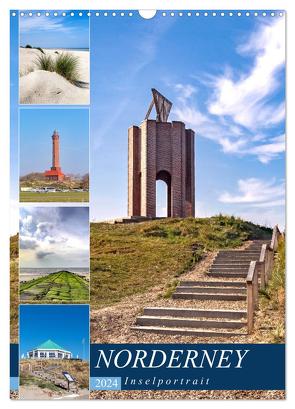 Norderney Inselportrait (Wandkalender 2024 DIN A3 hoch), CALVENDO Monatskalender von Dreegmeyer,  Andrea