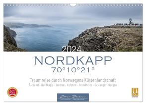 Nordkapp – Norwegens Küstenlandschaft (Wandkalender 2024 DIN A3 quer), CALVENDO Monatskalender von Pinkoss,  Oliver