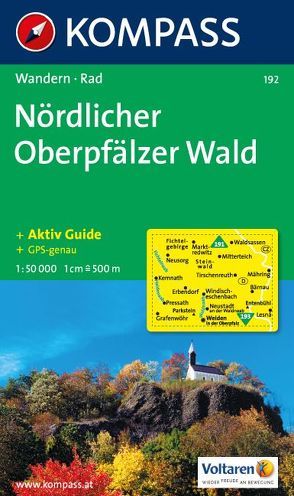 KOMPASS Wanderkarte Nördlicher Oberpfälzer Wald von KOMPASS-Karten GmbH