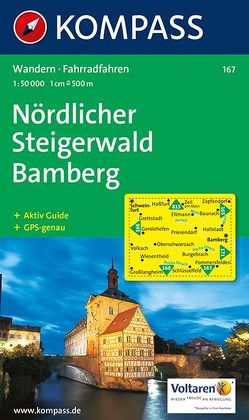 KOMPASS Wanderkarte Nördlicher Steigerwald – Bamberg von KOMPASS-Karten GmbH