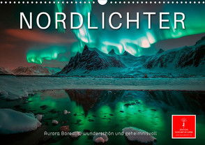 Nordlichter – Aurora Borealis, wunderschön und geheimnisvolll (Wandkalender 2024 DIN A3 quer), CALVENDO Monatskalender von Roder,  Peter