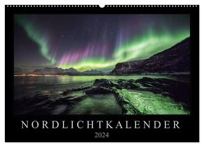 Nordlichtkalender (Wandkalender 2024 DIN A2 quer), CALVENDO Monatskalender von Worm,  Sebastian