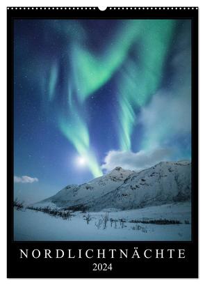 Nordlichtnächte (Wandkalender 2024 DIN A2 hoch), CALVENDO Monatskalender von Worm,  Sebastian