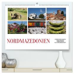 Nordmazedonien – Streifzüge durch eine nahezu unbekannte Kulturlandschaft (hochwertiger Premium Wandkalender 2024 DIN A2 quer), Kunstdruck in Hochglanz von Hallweger,  Christian