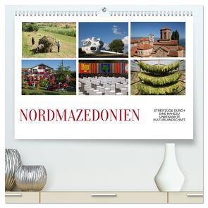 Nordmazedonien – Streifzüge durch eine nahezu unbekannte Kulturlandschaft (hochwertiger Premium Wandkalender 2024 DIN A2 quer), Kunstdruck in Hochglanz von Hallweger,  Christian