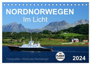 Nordnorwegen im Licht (Tischkalender 2024 DIN A5 quer), CALVENDO Monatskalender von Rechberger,  Gabriele