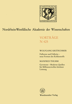 Nordrhein-Westfälische Akademie der Wissenschaften von Krätschmer,  Wolfgang