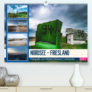 Nordsee – Friesland (Premium, hochwertiger DIN A2 Wandkalender 2021, Kunstdruck in Hochglanz) von Michael Meisner,  Lichtwerfer