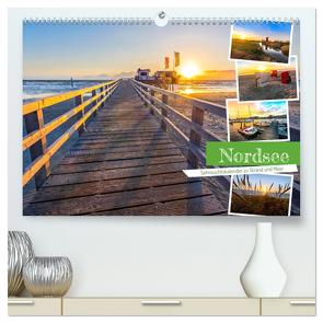 Nordsee – Sehnsuchtskalender zu Strand und Meer (hochwertiger Premium Wandkalender 2024 DIN A2 quer), Kunstdruck in Hochglanz von Dreegmeyer,  Andrea