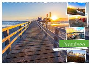 Nordsee – Sehnsuchtskalender zu Strand und Meer (Wandkalender 2024 DIN A2 quer), CALVENDO Monatskalender von Dreegmeyer,  Andrea