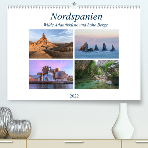 Nordspanien, wilde Atlantikküste und hohe Berge (Premium, hochwertiger DIN A2 Wandkalender 2022, Kunstdruck in Hochglanz) von Kruse,  Joana