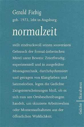 normalzeit von Fiebig,  Gerald