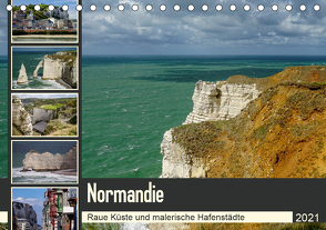 Normandie – Raue Küste und malerische Hafenstädte (Tischkalender 2021 DIN A5 quer) von Liedtke Reisefotografie,  Silke