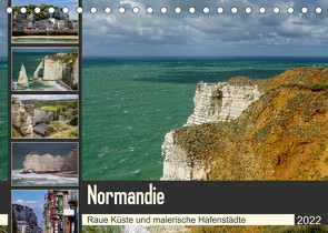 Normandie – Raue Küste und malerische Hafenstädte (Tischkalender 2022 DIN A5 quer) von Liedtke Reisefotografie,  Silke