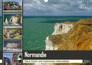 Normandie – Raue Küste und malerische Hafenstädte (Wandkalender 2021 DIN A3 quer) von Liedtke Reisefotografie,  Silke