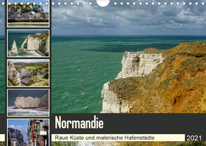 Normandie – Raue Küste und malerische Hafenstädte (Wandkalender 2021 DIN A4 quer) von Liedtke Reisefotografie,  Silke