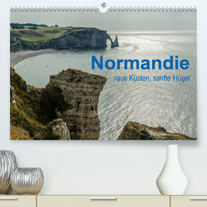 Normandie – raue Küsten, sanfte Hügel (Premium, hochwertiger DIN A2 Wandkalender 2021, Kunstdruck in Hochglanz) von Blome,  Dietmar