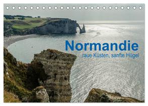 Normandie – raue Küsten, sanfte Hügel (Tischkalender 2024 DIN A5 quer), CALVENDO Monatskalender von Blome,  Dietmar