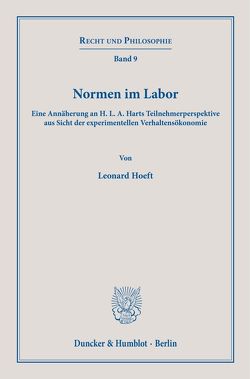 Normen im Labor. von Hoeft,  Leonard