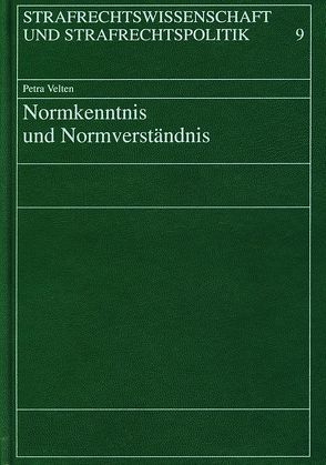 Normkenntnis und Normverständnis von Velten,  Petra