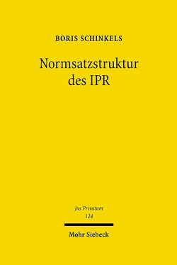 Normsatzstruktur des IPR von Schinkels,  Boris