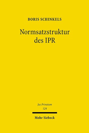 Normsatzstruktur des IPR von Schinkels,  Boris