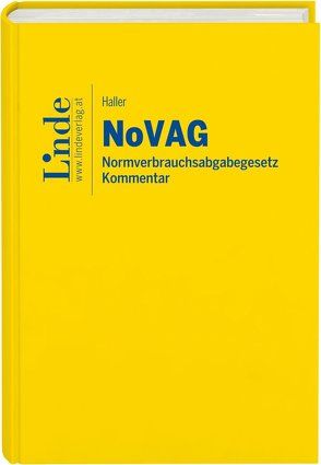 NoVAG | Normverbrauchsabgabegesetz von Haller,  Roman