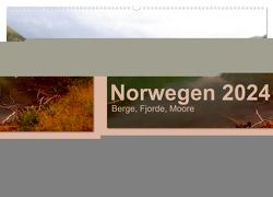 Norwegen 2024 – Berge, Fjorde, Moore (Wandkalender 2024 DIN A2 quer), CALVENDO Monatskalender von Zimmermann,  Frank