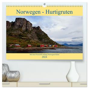 Norwegen – Hurtigruten (hochwertiger Premium Wandkalender 2024 DIN A2 quer), Kunstdruck in Hochglanz von Enders,  Borg