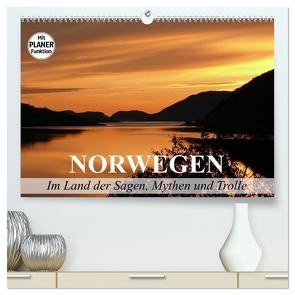 Norwegen. Im Land der Sagen, Mythen und Trolle (hochwertiger Premium Wandkalender 2024 DIN A2 quer), Kunstdruck in Hochglanz von Stanzer,  Elisabeth