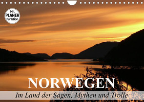 Norwegen. Im Land der Sagen, Mythen und Trolle (Wandkalender 2023 DIN A4 quer) von Stanzer,  Elisabeth