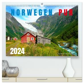 Norwegen PUR (hochwertiger Premium Wandkalender 2024 DIN A2 quer), Kunstdruck in Hochglanz von Prescher,  Werner