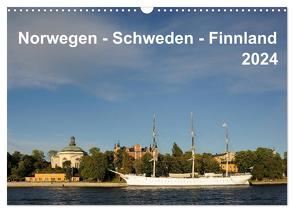 Norwegen – Schweden – Finnland (Wandkalender 2024 DIN A3 quer), CALVENDO Monatskalender von Haardiek,  Clemens