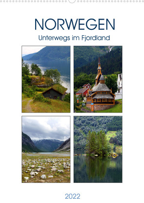 Norwegen – Unterwegs im Fjordland (Wandkalender 2022 DIN A2 hoch) von Seidl,  Helene