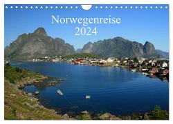 Norwegenreise 2024 (Wandkalender 2024 DIN A4 quer), CALVENDO Monatskalender von Rönsch,  Liane