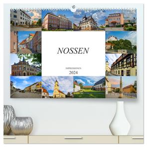 Nossen Impressionen (hochwertiger Premium Wandkalender 2024 DIN A2 quer), Kunstdruck in Hochglanz von Meutzner,  Dirk