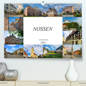 Nossen Impressionen (Premium, hochwertiger DIN A2 Wandkalender 2022, Kunstdruck in Hochglanz) von Meutzner,  Dirk