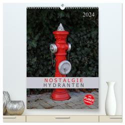 Nostalgie Hydranten (hochwertiger Premium Wandkalender 2024 DIN A2 hoch), Kunstdruck in Hochglanz von SchnelleWelten,  SchnelleWelten