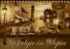 Nostalgie in Sepia (Tischkalender 2021 DIN A5 quer) von Jüngling alias Mausopardia,  Monika