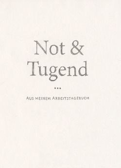 Not & Tugend von Mauersberg,  Toni