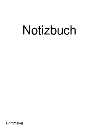 Notizbuch von Printmaker,  Printmaker