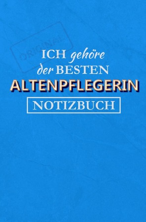 Notizbuch für Altenpflegerin von Paul,  Magdalena