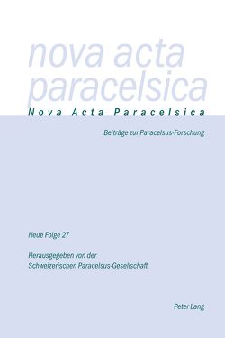 Nova Acta Paracelsica von Holenstein Weidmann,  Pia