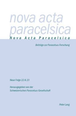 Nova Acta Paracelsica von Holenstein Weidmann,  Pia