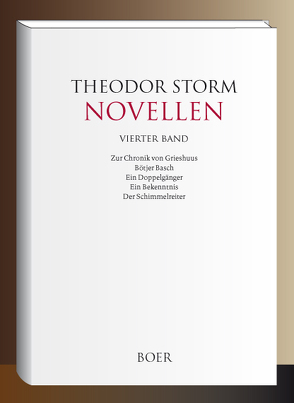 Novellen Band 4 von Storm,  Theodor