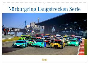 Nüburgring Langstrecken Serie 2024 (Wandkalender 2024 DIN A2 quer), CALVENDO Monatskalender von Töllich,  Felix