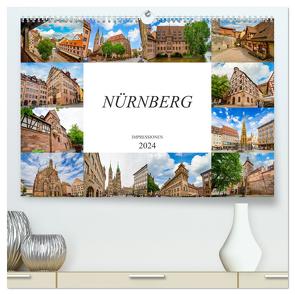 Nürnberg Impressionen (hochwertiger Premium Wandkalender 2024 DIN A2 quer), Kunstdruck in Hochglanz von Meutzner,  Dirk