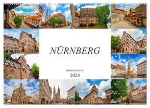 Nürnberg Impressionen (Wandkalender 2024 DIN A2 quer), CALVENDO Monatskalender von Meutzner,  Dirk