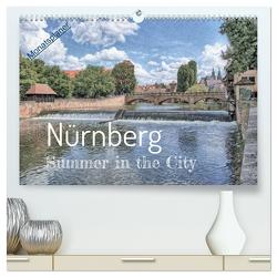 Nürnberg – Summer in the City (hochwertiger Premium Wandkalender 2024 DIN A2 quer), Kunstdruck in Hochglanz von Reinecke,  Herbert