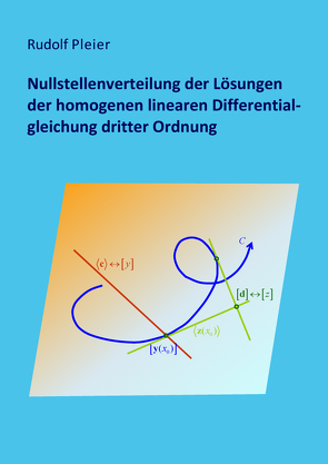 Nullstellenverteilung der Lösungen der homogenen linearen Differentialgleichung dritter Ordnung von Pleier,  Rudolf